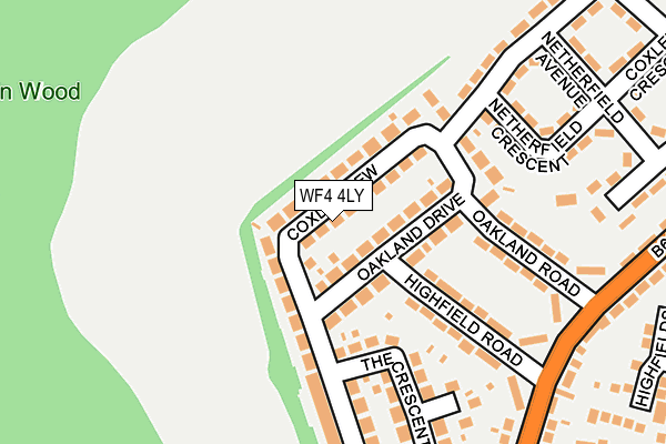 WF4 4LY map - OS OpenMap – Local (Ordnance Survey)
