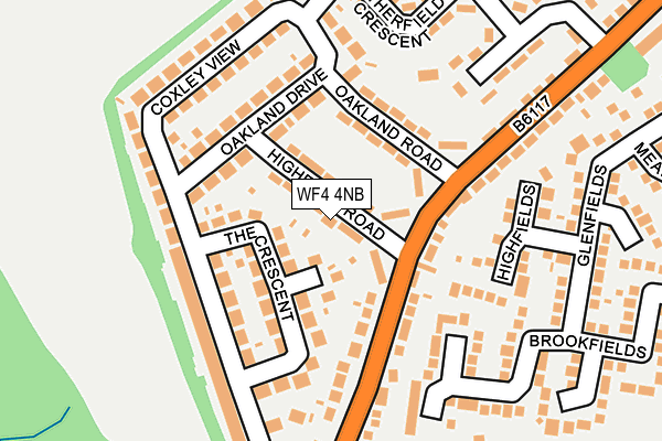 WF4 4NB map - OS OpenMap – Local (Ordnance Survey)