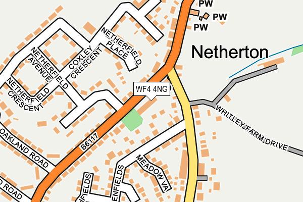 WF4 4NG map - OS OpenMap – Local (Ordnance Survey)
