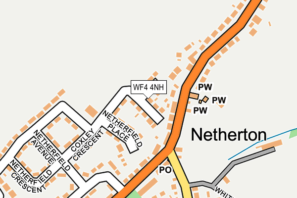 WF4 4NH map - OS OpenMap – Local (Ordnance Survey)