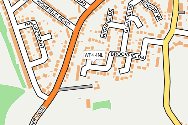 WF4 4NL map - OS OpenMap – Local (Ordnance Survey)