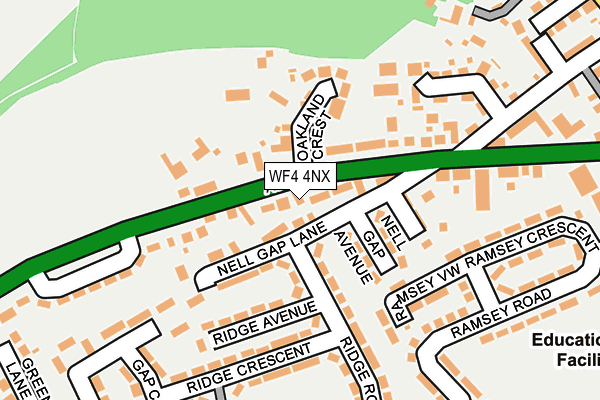 WF4 4NX map - OS OpenMap – Local (Ordnance Survey)