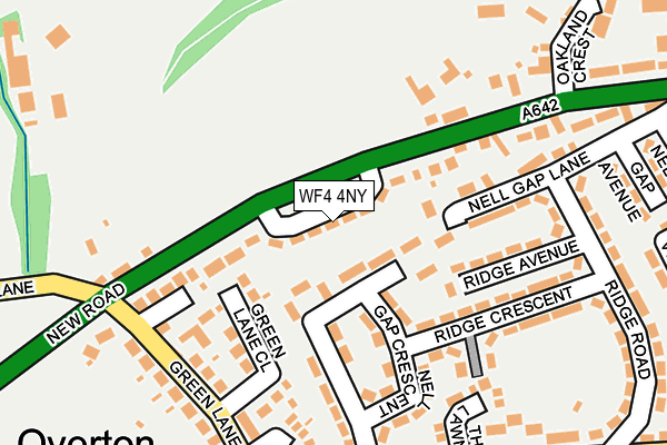 WF4 4NY map - OS OpenMap – Local (Ordnance Survey)