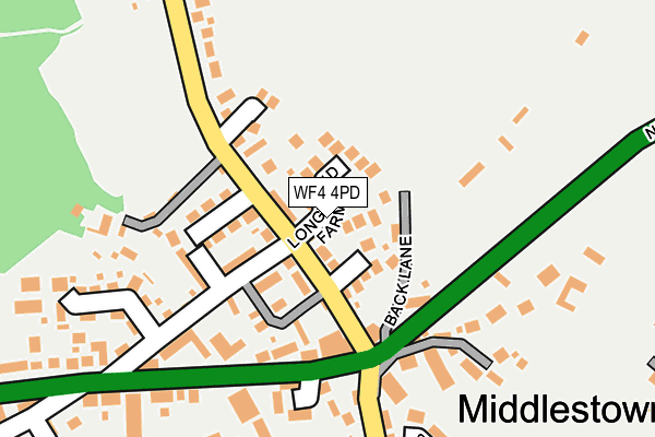 WF4 4PD map - OS OpenMap – Local (Ordnance Survey)
