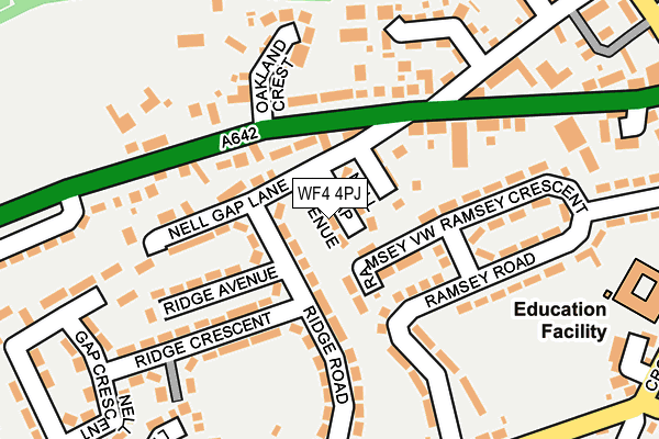 WF4 4PJ map - OS OpenMap – Local (Ordnance Survey)