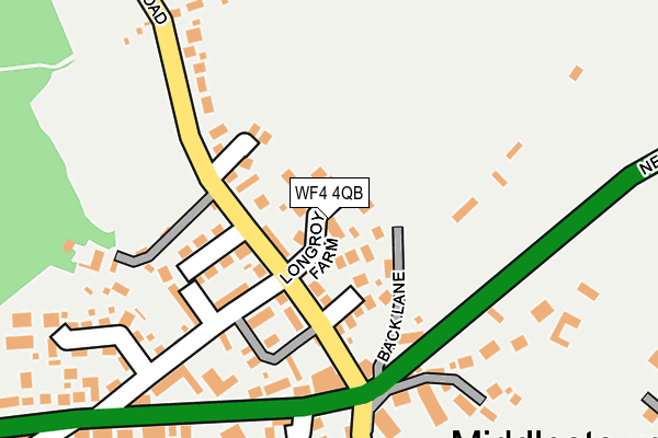 WF4 4QB map - OS OpenMap – Local (Ordnance Survey)