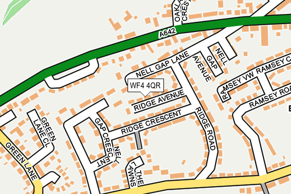 WF4 4QR map - OS OpenMap – Local (Ordnance Survey)