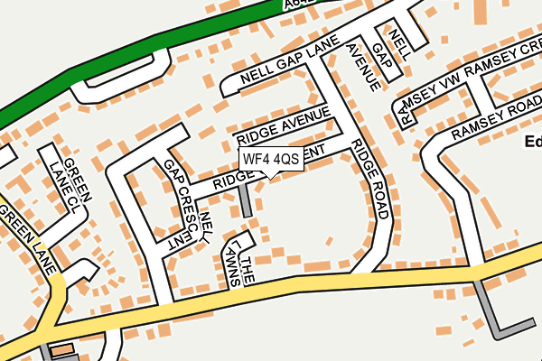 WF4 4QS map - OS OpenMap – Local (Ordnance Survey)