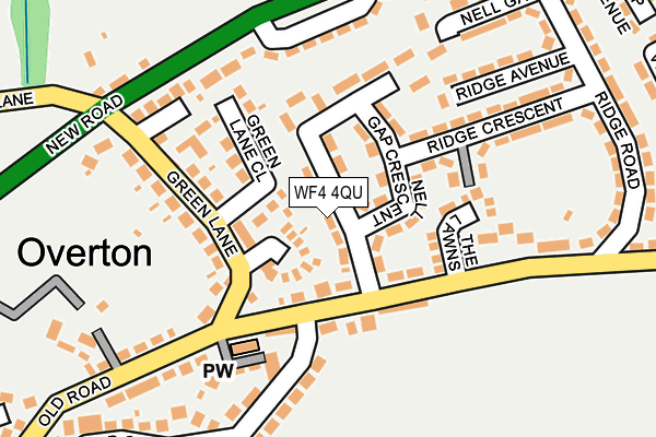 WF4 4QU map - OS OpenMap – Local (Ordnance Survey)