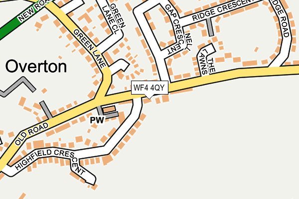 WF4 4QY map - OS OpenMap – Local (Ordnance Survey)