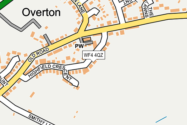 WF4 4QZ map - OS OpenMap – Local (Ordnance Survey)