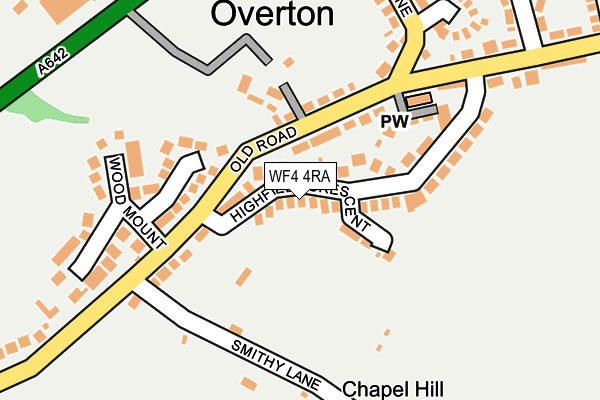 WF4 4RA map - OS OpenMap – Local (Ordnance Survey)