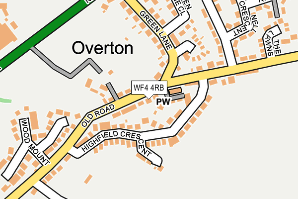 WF4 4RB map - OS OpenMap – Local (Ordnance Survey)