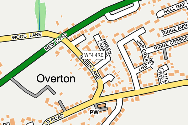 WF4 4RE map - OS OpenMap – Local (Ordnance Survey)