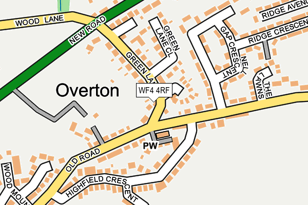 WF4 4RF map - OS OpenMap – Local (Ordnance Survey)