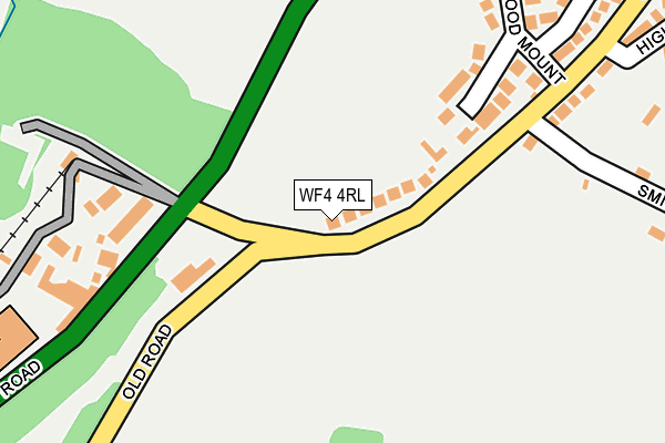 WF4 4RL map - OS OpenMap – Local (Ordnance Survey)