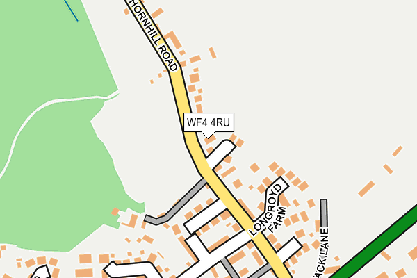 WF4 4RU map - OS OpenMap – Local (Ordnance Survey)