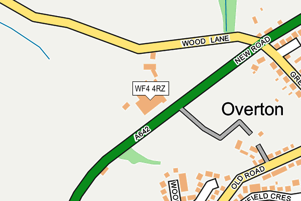 WF4 4RZ map - OS OpenMap – Local (Ordnance Survey)
