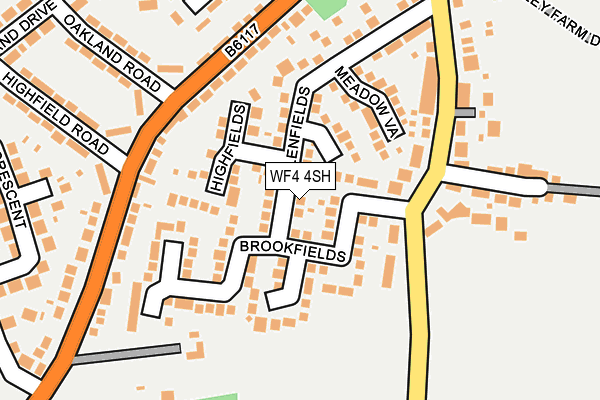 WF4 4SH map - OS OpenMap – Local (Ordnance Survey)