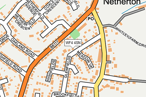 WF4 4SN map - OS OpenMap – Local (Ordnance Survey)