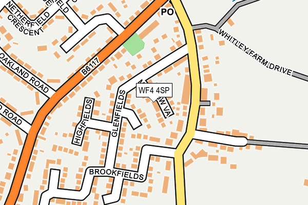 WF4 4SP map - OS OpenMap – Local (Ordnance Survey)