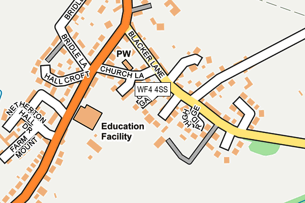 WF4 4SS map - OS OpenMap – Local (Ordnance Survey)