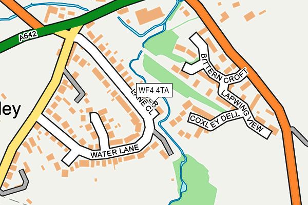 WF4 4TA map - OS OpenMap – Local (Ordnance Survey)