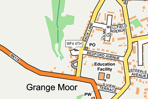 WF4 4TH map - OS OpenMap – Local (Ordnance Survey)