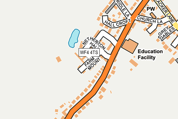 WF4 4TS map - OS OpenMap – Local (Ordnance Survey)
