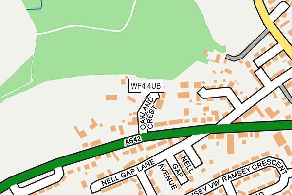 WF4 4UB map - OS OpenMap – Local (Ordnance Survey)