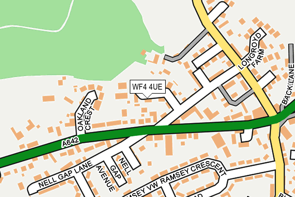 WF4 4UE map - OS OpenMap – Local (Ordnance Survey)