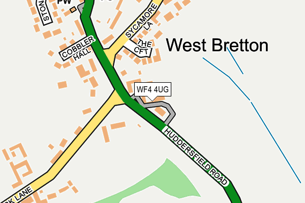 WF4 4UG map - OS OpenMap – Local (Ordnance Survey)