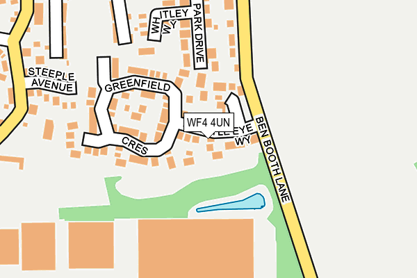 WF4 4UN map - OS OpenMap – Local (Ordnance Survey)
