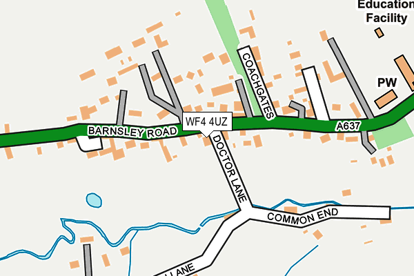 WF4 4UZ map - OS OpenMap – Local (Ordnance Survey)