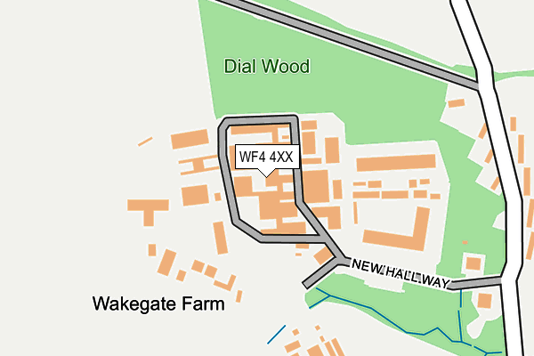 WF4 4XX map - OS OpenMap – Local (Ordnance Survey)