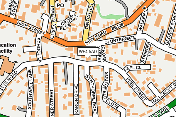 WF4 5AD map - OS OpenMap – Local (Ordnance Survey)