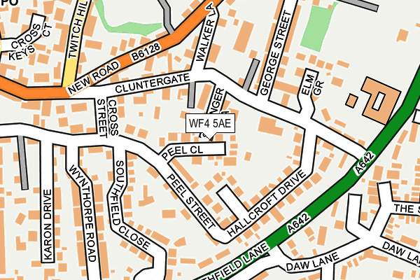 WF4 5AE map - OS OpenMap – Local (Ordnance Survey)
