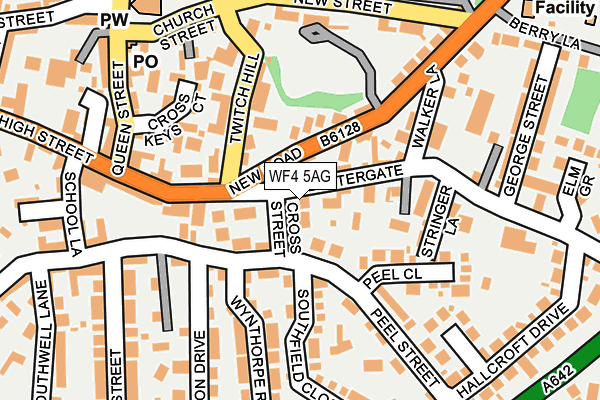 WF4 5AG map - OS OpenMap – Local (Ordnance Survey)