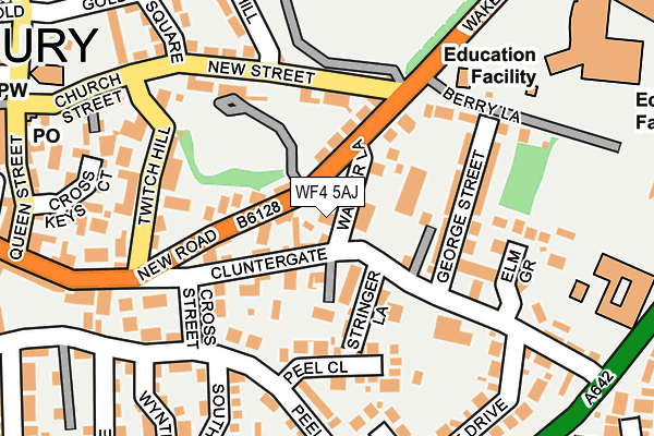 WF4 5AJ map - OS OpenMap – Local (Ordnance Survey)