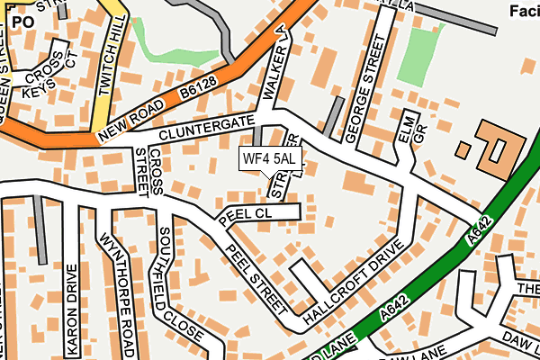 WF4 5AL map - OS OpenMap – Local (Ordnance Survey)