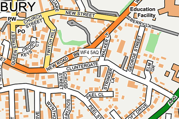 WF4 5AQ map - OS OpenMap – Local (Ordnance Survey)