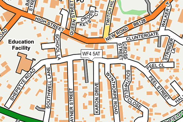 WF4 5AT map - OS OpenMap – Local (Ordnance Survey)