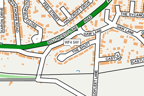WF4 5AY map - OS OpenMap – Local (Ordnance Survey)