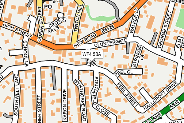 WF4 5BA map - OS OpenMap – Local (Ordnance Survey)