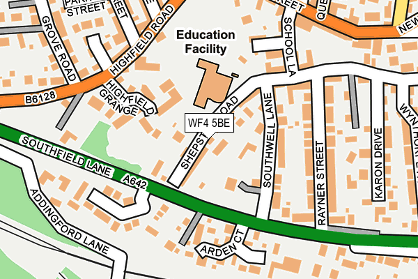 WF4 5BE map - OS OpenMap – Local (Ordnance Survey)