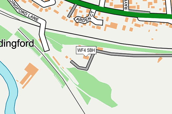 WF4 5BH map - OS OpenMap – Local (Ordnance Survey)