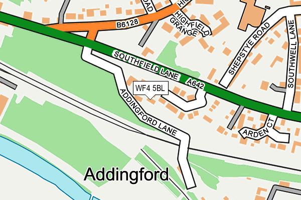 Map of WAKEFIELD PUB COMPANY LIMITED at local scale