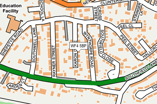 WF4 5BP map - OS OpenMap – Local (Ordnance Survey)