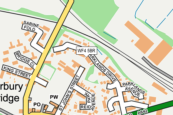 WF4 5BR map - OS OpenMap – Local (Ordnance Survey)
