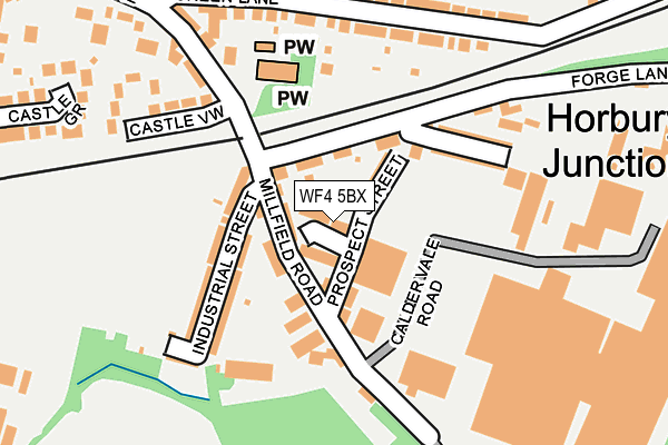 WF4 5BX map - OS OpenMap – Local (Ordnance Survey)